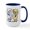 White/Navy Inside, variant on CafePress - Mighty Mutts Adopt Mugs - 15 oz Ceramic Large White Novelty Mug