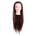 thumbnail image 2 of Cabeza de entrenamiento, peluquería, cosmetología, peluquería, cabeza de práctica de peluquería, muñecas maniquí elegantes y modernas, 2 of 8