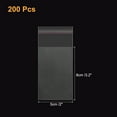 thumbnail image 2 of 200Pack Clear Cello Bags, 2"x3" Plastic Self Sealing OPP Treat Bags Clear, 2 of 6