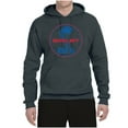 thumbnail image 2 of Wild Bobby, Shelby Cobra USA Logo Emblem Powered by Ford Motors, Cars and Trucks, Unisex Graphic Hoodie Sweatshirt, Charcoal, Large, 2 of 4