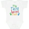 thumbnail image 3 of Inktastic My Nani Grandma Loves Me Boys or Girls Baby Bodysuit, 3 of 5