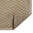 thumbnail image 4 of 5' X 8' Gray and Blue Geometric Stain Resistant Indoor Outdoor Area Rug Color: Champagne, Size: 8' x 10', 4 of 5