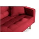 thumbnail image 5 of Sofá Cama de Lino Rojo Makora Modelo Encore, 5 of 8