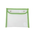 thumbnail image 2 of Estuche transparente de gran capacidad para lápices, bolsa de papelería, impermeable, con cierre a presión, portátil, plegable, diseño de varios niveles para oficina, hogar, bolsa de, 2 of 7