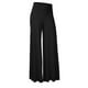 thumbnail image 1 of Pantalones de cintura alta y pierna ancha para mujer: elásticos, informales/para el trabajo/yoga, tejido de punto, para todas las estaciones, color liso, lavables a máquina/a mano, tallas S-XL., 1 of 3