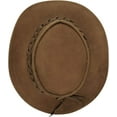 thumbnail image 4 of Australian Unisex Western Cowboy Hat Real Suede Outback Riding Dancing Classic, 4 of 10