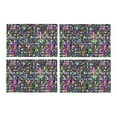 thumbnail image 2 of MKHERT Abstract Geometric Style Mosaic Blocks and Modern Squares Placemats Table Mats for Dining Room Kitchen Table Decoration 12x18 inch,Set of 4, 2 of 4