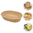 thumbnail image 5 of Alvinma Creative Hand Woven Imitation Rattan Fruit Basket Bread Basket Fruit Holder, 5 of 8