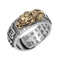 thumbnail image 4 of Anillos Moda Redimensionable Vintage Lucky For Boys Fiesta Día De San Valentín Fernando Anillos de apertura, 4 of 8