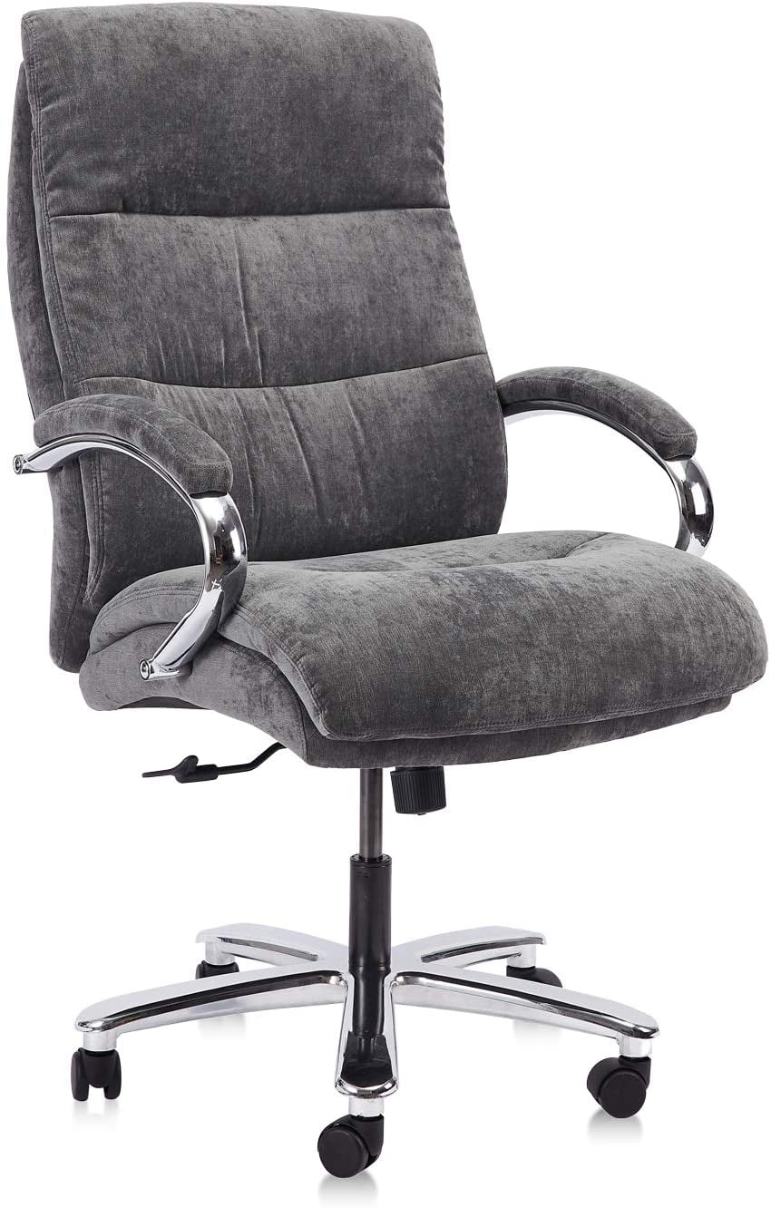 CLATINA Ergonomic Big & Tall Executive Office Chair with Fabric