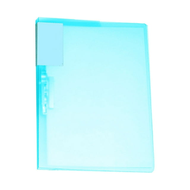 DJN Toys and Hobbies Punchless Clamp Folder With Metal Clip Ringless Holds Pages Documents For Home Or Transparent Poly Writing & Drawing Board