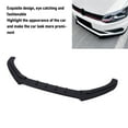 thumbnail image 4 of Front Bumper Lip Spoiler Splitter, 3 Sections Car Universal Front Bumper Lip Chin Diffuser Protector Body Kit Replacement for 6C 2015-2018, Automotive Accessories, 4 of 7