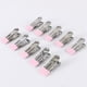 thumbnail image 1 of 10 pinzas de acero inoxidable para ropa, pinzas para calcetines, pinzas de metal para ropa, pinzas multifuncionales para cocina, medias, tendedero, toalla de playa, oficina Adepaton LRWJ414-1, 1 of 6
