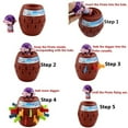 thumbnail image 4 of SAYOO Kids Children Funny Stab Pop Up Toy Cute Round Barrel Appearance, 4 of 4