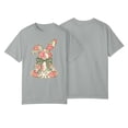 thumbnail image 2 of ZHISHIMINGJUN Women's Shirts Pink Rabbit With A Green Bow Lightweight Wrinkle Free Travel Clothes for Women Ideal for Office Safari 2029 Spring Fashion Regular Fit Tops, 2 of 5