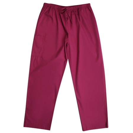 

Tropi Men s Scrub Pants Uniforms for Men (Wine Small)