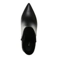 thumbnail image 3 of MADDEN GIRL Womens Black Goring Padded Cody Pointed Toe Flare Zip-Up Dress Booties 7 M, 3 of 4
