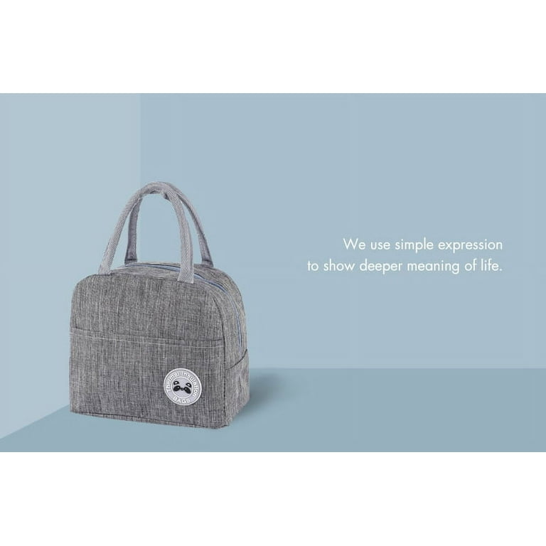 Arlmont & Co. Lunch Box For Women Insulated Canvas Lunch Bags For Adults  Cute Stylish Lunch