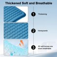 thumbnail image 4 of Double-layer thick gel seat cushion, suitable for office chairs, cars, and wheelchairs - orthopedic memory foam and cooling gel, relieves back pain, pressure sores, tailbone support - removable and w, 4 of 4