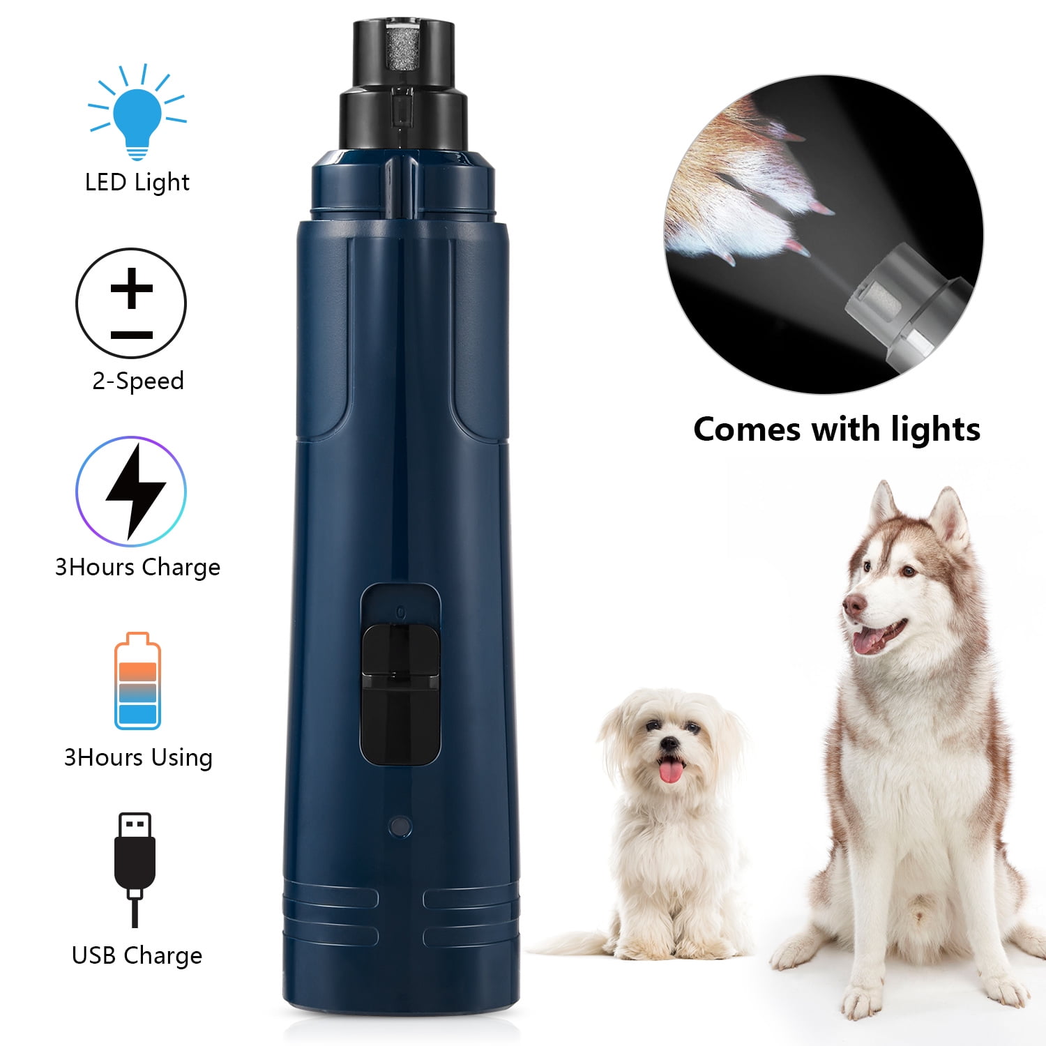 electric dog nail trimmer walmart