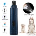 thumbnail image 1 of Luxmo Dog Nail Grinder Upgraded - Professional 2-Speed Electric Rechargeable Pet Nail Trimmer Painless Paws Grooming & Smoothing for Small Medium Large Dogs & Cats（Dark Blue), 1 of 8