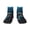 1 Black, variant on Punk Style Blue Haired Skull Print Adult Socks, Crew Moisture-wicking Socks, Unisex Cushion Crew Socks,Casual Sports Ankle Socks