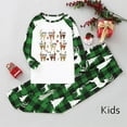 thumbnail image 3 of Family Matching Christmas Pajamas Reindeer Names Available in Sizes NB to 6XL with Pet Outfit, 3 of 7