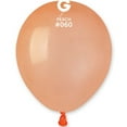 thumbnail image 2 of 100 Gemar Peach Balloons 5", 2 of 2