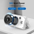 thumbnail image 4 of Par de altavoces Bluetooth para exteriores Herdio de 5,25 pulgadas y 300 W, color blanco, 4 of 7