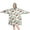 White Dinosaur Silhouette, variant on Wearable Oversized Blanket,White Cute Dinosaurs Pattern Wearable Blanket Hoodie for Adults,Cozy Hooded Blankets with Super Pockets,Super Warm Fuzzy Pullover for Women & Men