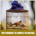 thumbnail image 2 of 5 Pcs Porte de Cage à Oiseaux avec Fils à Ressort Porte de Cage avec Fils Horizonaux Boîte Alimentaire Porte Fixe, 2 of 8