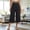 Black, variant on Women's Capri Pants Wide Leg Crop Pants Straight Wide Leg Cotton Linen 3/4 Pants Gauze Pants Yoga Work Pants Flowy Cropped Pants Beach Trousers Gauze Capris Drawstring Elastic Wais Black L