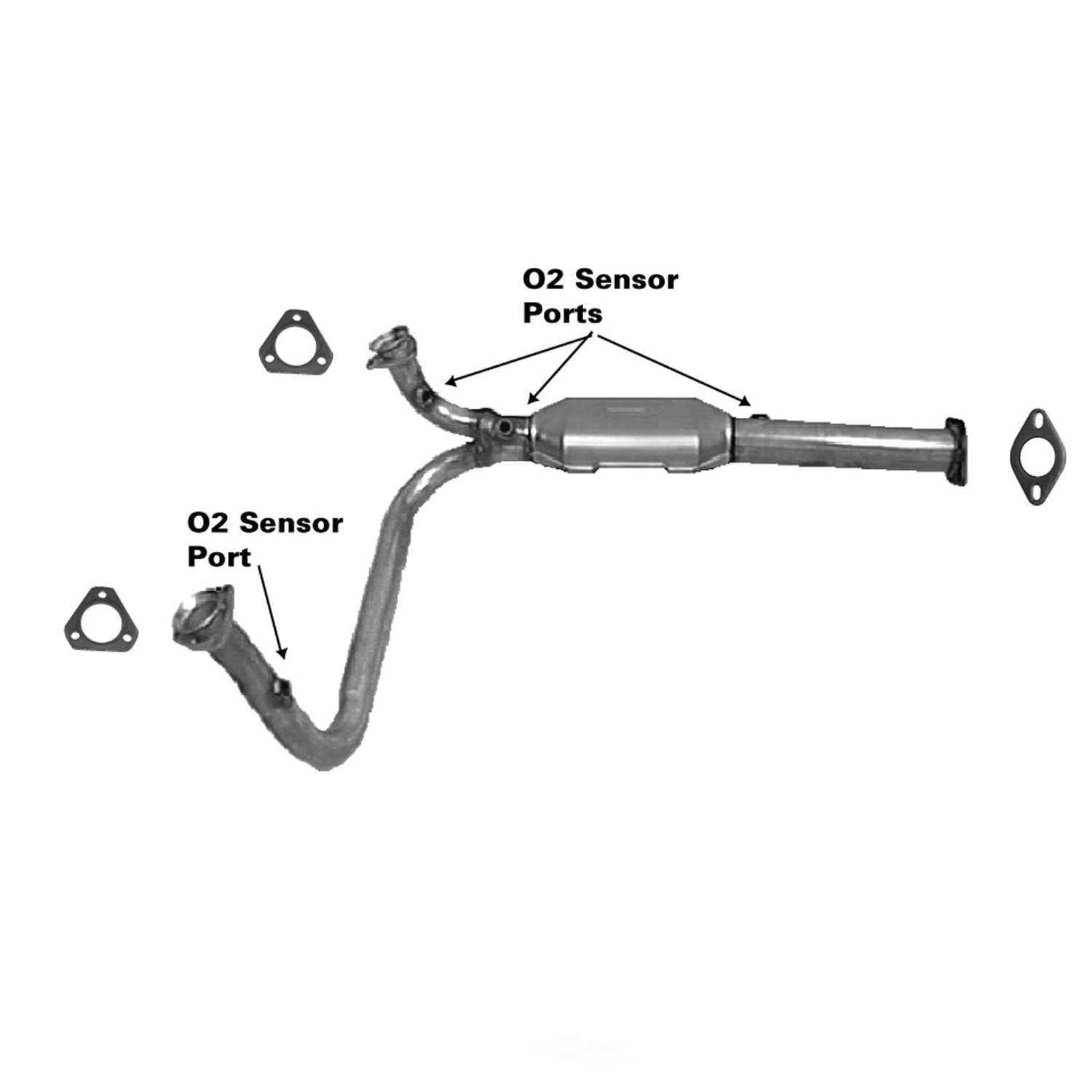 Catco EPA Standard Load Direct Fit Catalytic Converter Fits select: 1996-1999 CHEVROLET GMT-400, 1996-1998 GMC SIERRA