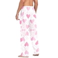 thumbnail image 3 of FORMRS Mens Pajama Pants with Pockets Sleepwear Lounge Bottoms Sizes S-2XL, Geometric Love, 3 of 7
