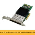 thumbnail image 2 of PClE X8 BCM57840 4 Port Server Network Card 10G SFP+ Fiber Network Card PCI- Ethernet Network Card, 2 of 6