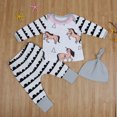 thumbnail image 3 of 3Pcs / Set Infants Boys Girls Cute Animal Print Camiseta Pantalones Sombrero / 80-150807.02 Likrtyny Bebé, 3 of 7
