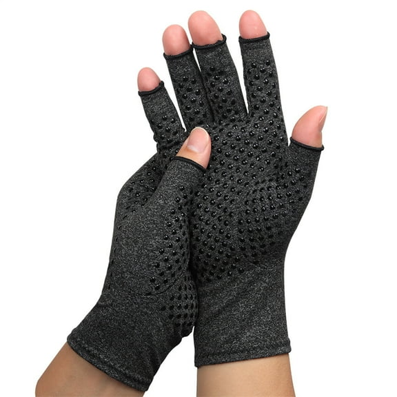 RONSHIN 1 Pair Of Half Finger Gloves Non-slip Breathable Comfortable Stretch Nursing Training Gloves