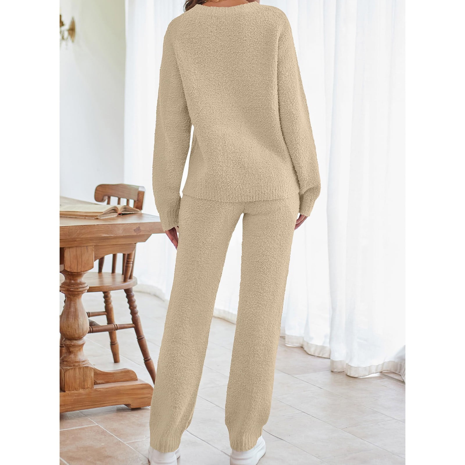 GZWYHT Sets for Women Lounge Sets for Women Womens Fuzzy Fleece