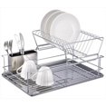 thumbnail image 1 of 2 Tier Stainless Steel Dish Rack,, 1 of 1