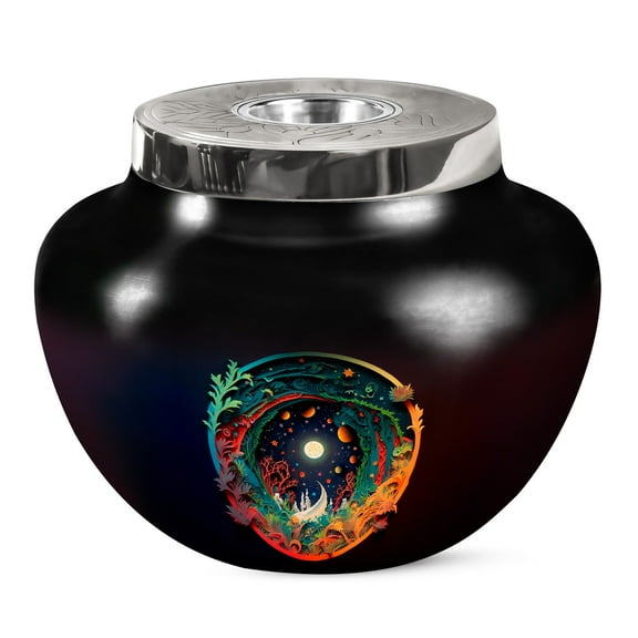 KARYLIZ Fairytale Urn For Ashes Adult Male & Female - Cremation Urns For Human Ashes Adult - Ash Holders For Human Ashes - Funeral Urns For Adult Ashes Women - Urn For Mothers Ashes 10 Inch