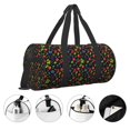 thumbnail image 3 of Fotbe Berries Bolsa Deportiva de Lona Plegable con Estampado, Bolsa de Gimnasio con Bolsillo Seco/Húmedo, Bolsa de Viaje Ultraligera de Gran Capacidad, 3 of 6