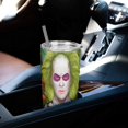 thumbnail image 4 of 20 OZ Beetlejuice Tumbler, Tumbler with Lid And Straw, 304 Stainless Steel Coffee Cup, Insulated Reusable Travel Mug, Keeps Drinks Cold, 4 of 8