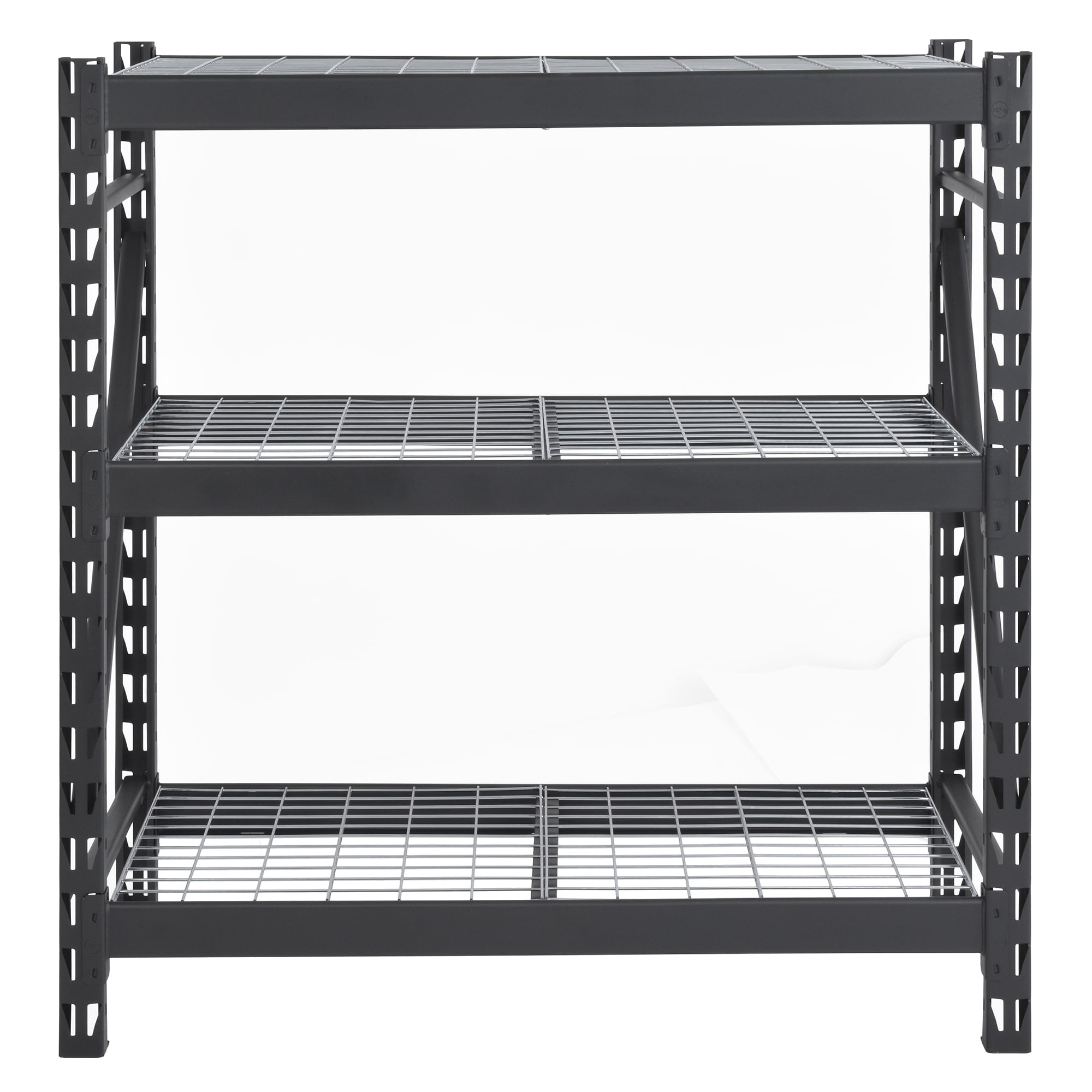 48W x 18"D x 48 "H 3Shelf Heavy Duty Steel Shelving Unit 4500 lb