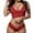Red, variant on Bra & Brief Sets 1 | Bralette Plus Lingerie Floral Piece Underwear Women Size Corset Lace Two Bra