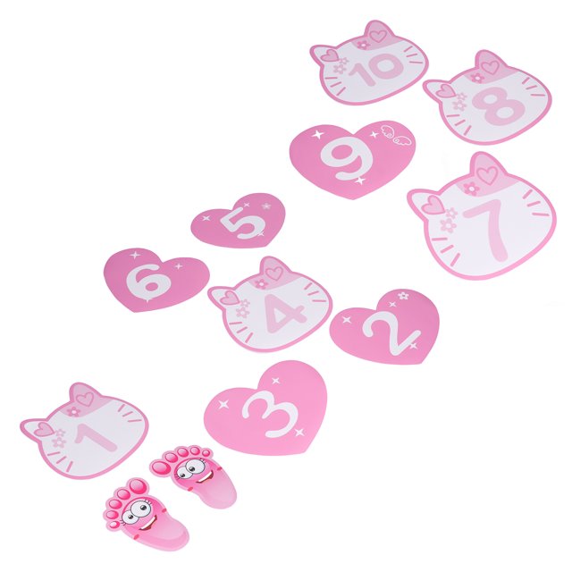 Pegatinas De Juego De Rayuela, Pegatinas De Rayuela Extraíbles, 10 Números Para Habitaciones Infantiles Para Guarderías ANGGREK Otros