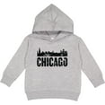 thumbnail image 2 of Inktastic Chicago Skyline Grunge Toddler Hoodie, 2 of 4
