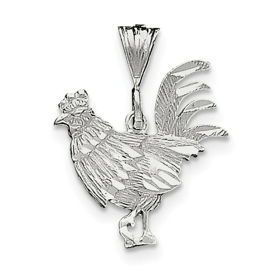 FJC Finejewelers Sterling Silver Rooster Charm