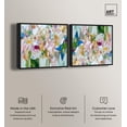 thumbnail image 2 of Art Remedy Pastel Hue Abstract Canvas, 12" x 12", Black Frame, Hint of Mint III Set, 2 of 5