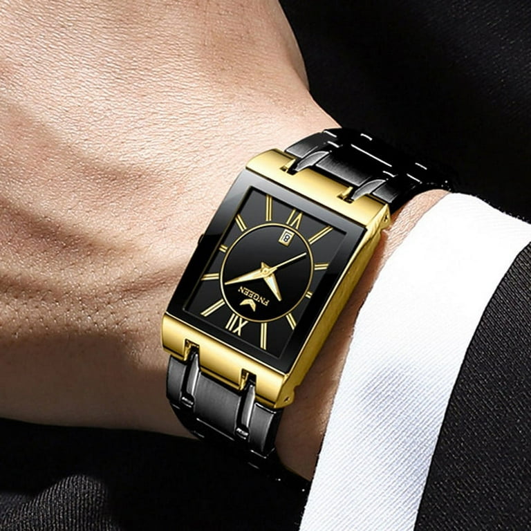 Fashion Mens Black Leather Watches Luxury Minimalist Quartz Wrist Watch Men  Business Casual Watch relogio masculino