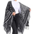 thumbnail image 4 of Coofit Foulard Poncho Foulard Pashmina Chaude Ouverte devant pour Femmes Dames, 4 of 10